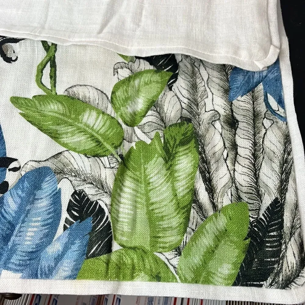 Williams Sonoma Tropical Jungle Print pillow cover